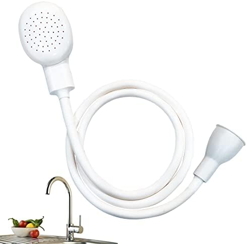 Sink Spray Rubber Hose, Sink Hose Attachment for Faucet Portable Sink Hose Faucet Sprayer, Shampoo Sprayer for Dog, Pets, Bathing Baby, Washing Hair, Rinsing Vegetables (For sink) by Sunenlyst