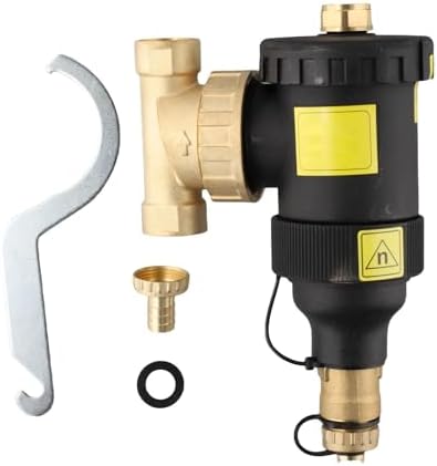 G3/4 Magnetic Boiler Filter Dirt Separator With 12000 Gauss Magnet And Drain Valve For HVAC Systems, Heating System Filter, 3/4 Inch Threaded Connection, Dirt Separator Filter by Unknown
