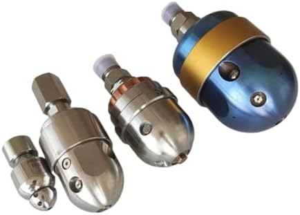 High Pressure 2-6inch 1500bar Water Jet Cleaning Pipeline Inwall Bend Pipe Rotating Nozzle Sewer Dredge Spraying Jetter(6 inch) - Image 5