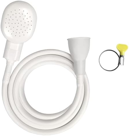Portable Rubber Hose Nozzle, Size, Easy to Use, Hand Shower, Suitable for People or Pets (3m) by Soerreo