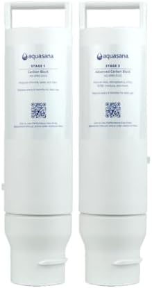 Aquasana SmartFlow™ Reverse Osmosis Water Filter Stage 1 and Stage 3 Replacement Carbon and Advanced Claryum Filters Last 6 Months - Not Compatible with OptimH2O - Replacements only by Aquasana