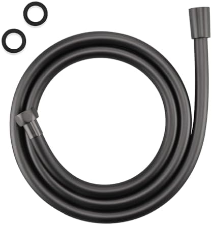 5 Ft PVC Shower Head Hose Extra Long Grey by JASYA