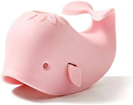 Bath Spout Cover for Bathtub - Protects Baby from Bumping Head During Bathing Time Baby Faucet Cover Universal Faucet Protective Cover Whale Design by GKGOGO