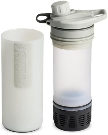 GRAYL GeoPress 24 oz Water Purifier & Water Filter Bottle, Peak White - Image 2