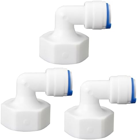 3/4"F Elbow to 3/8" Tube Push-Fit Adapter, 3 Pcs by Unknown