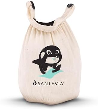 Organic Cotton Bath Faucet Filter by Santevia | Sensitive Skin Bathtub Water Purifier | Adds Nourishing Minerals for Hair & Skin | Chlorine Filter | Made in North America by Santevia