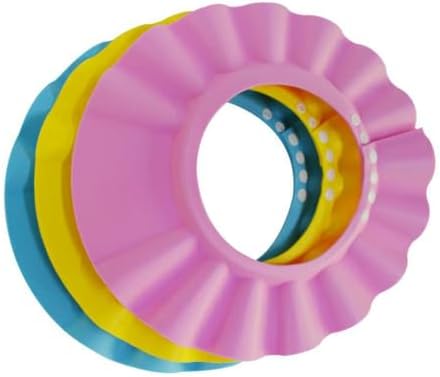 Safe Shampoo Shower Bathing Protection Bath Cap Soft Adjustable Visor Hat for Toddler, Baby, Kids, Children (pink) - Image 7