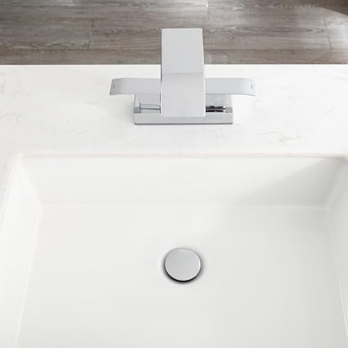 TIORIY Vessel Sink Drain Without Overflow, Bathroom Pop up Sink Drain Fit for 1 3/4 Inch Vessel Sink, Built-in Anti Clogging Sink Stopper, Chrome - Image 5