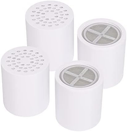 15 Stage Shower Filter Replacement Cartridge, Universal High Output Shower Filter for Hard Water Remove Chlorine and Harmful Substances, Body Caring, 4 Pack by HOME