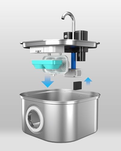 Lawfery Wireless Cat Water Fountain Filters Replacement - Image 4