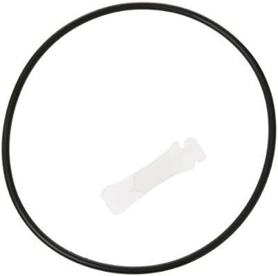GE Replacement O-Ring for at-Home Water Filtration System | Prevents Liquid from Leaking from Sink & Water Filter System | Includes (1) Ring and (1) Tube of Silicone Lubricant | Black, (Pack of 10) by Unknown