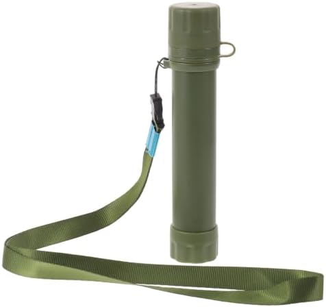 Portable Water Filter Straw, Reusable Emergency Purifier with Lanyard by WESIEVYA