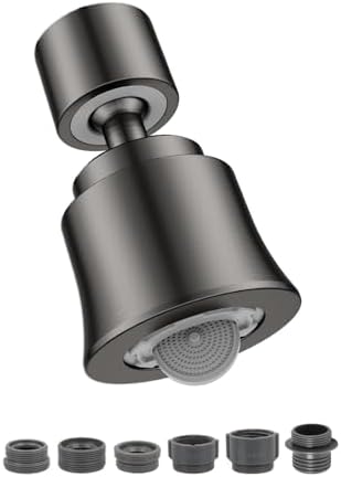 Metal Swivel Sink Faucet Aerator Extender for Kitchen Bathroom by SUPAFA
