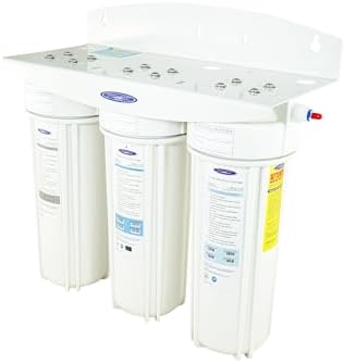 Smart Under Sink Water Filter System | Smart + Carbon Block + Sediment Filter | Triple | Filters 10,000 gallons | Crystal Quest by CrystalQuest