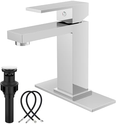 Midanya Bathroom Faucets 1 Hole Single Handle,Polish Chrome by Midanya