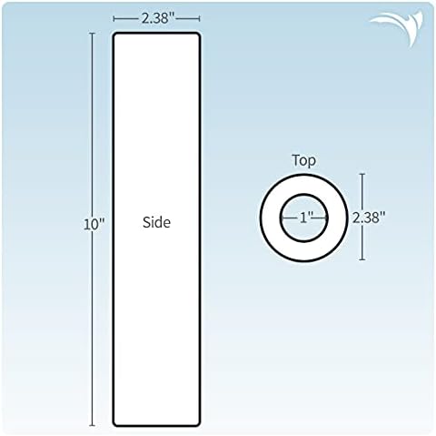 AQUATICLIFE 10-Inch Sediment Pre-Filter, Aquarium RODI Reverse Osmosis Deionization Water Filter Replacement Cartridge, 5-Micron. - Image 3