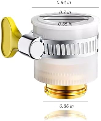 Universal Faucet Adapter to Hose 13-25mm Outer Diameter Connector Adaptor for Sink or Kitchen Tap Portable Faucet Mount Water Filters Compatible with Filter and Garden Accessories - Image 2