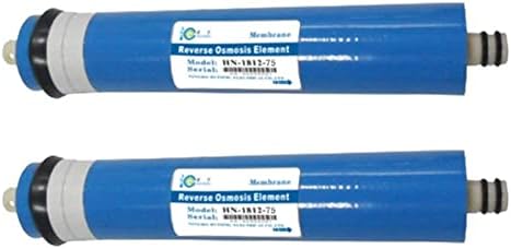 Huining 75GPD RO Membrane ULP1812/2012 Residential Reverse Osmosis Membrane Water Filter Cartrige Replacement for Home Drinking Water Filtration System Household Under Sink Water Purifier, 2PACK by HUINING