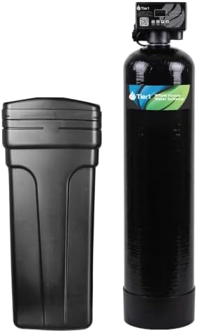 Tier1 24,000 Grain Compact Water Softener System for 2-3 Bathroom Homes by Tier1