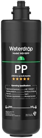 Waterdrop WD-10PP Water Filter Replacement for Waterdrop TSA & TSB & TSA-UF by Waterdrop
