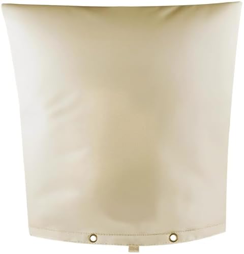 Backflow Preventer Insulation Cover, 17 x 21 in, Oxford Fabric Outdoor Pipe Cover for Winter Freeze Protection, Waterproof, Windproof, Sun Protection, with Pre-Cut Lock Holes and Drainage Holes by Unknown