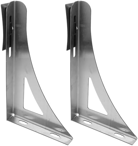 Stainless Steel Water Heater Support Brackets, Thick Wall Mounted Pair by BESPORTBLE