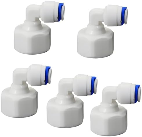 1/2"F to 1/4" Tube Elbow Push-Fit Adapter by Unknown
