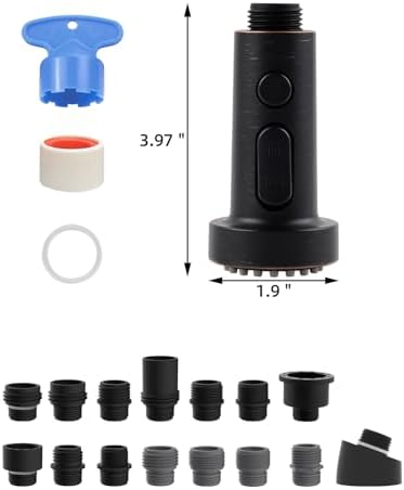 Hibbent NSF/ANSI/CAN 61 & 372 Certified Kitchen Faucet Head Replacement - Image 3
