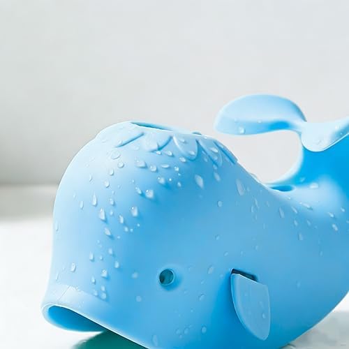 Bath Spout Cover for Bathtub - Protects Baby from Bumping Head During Bathing Time Baby Faucet Cover Universal Faucet Protective Cover Whale Design - Image 5