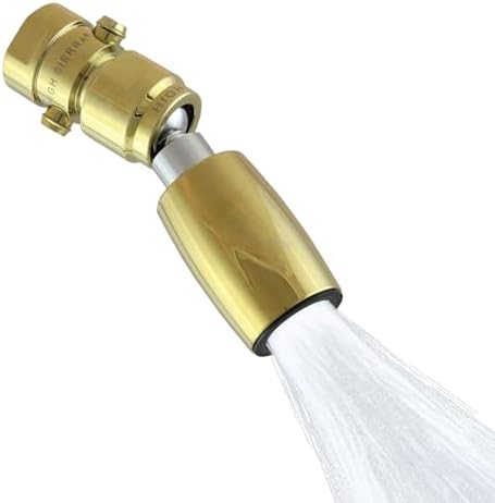 High Sierra® - CLASSIC™ Solid Lead-Free Metal 2.0 GPM Award Winning. High Pressure Shower Head with Trickle Valve. Patented Nozzle Never Clogs - Polished Brass Finish by HIGHSIERRASHOWERHEADS