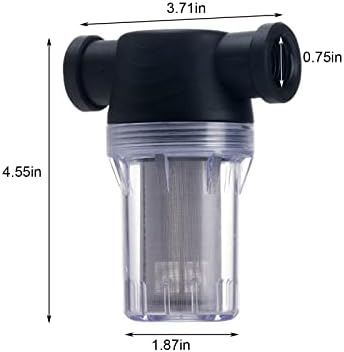 Water Pump Strainer Filter 1/2 Inch Female Strainer with 100 Mesh Screen - Image 2
