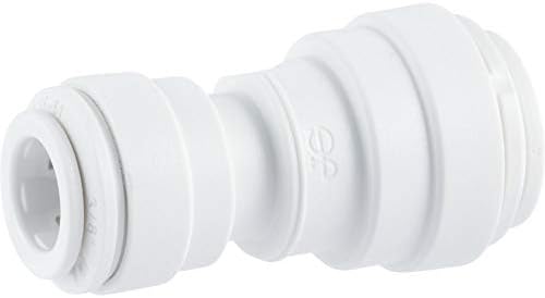 John Guest Speedfit 5/16 Inch OD x 1/4 Inch OD Reducing Union, Push to Connect Plastic Plumbing Fitting, PP201008WP by JohnGuest