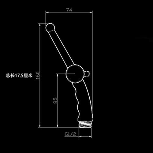 JSEIAJB 7 Holes Handheld Bidet Portable Shower Sprayer Shower Toilet Bathroom Washer Spray Gun Douche Nozzle Faucet(E) - Image 7