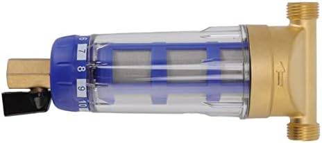 JTLB Cyclonic Sedimentation Water Filter G1/2in Backwashing Pure Copper Whole House Water Filter for Washer - Image 3