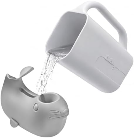 Soft Food Grade Silicone Baby Bath Set, Faucet Cover + Rinse Cup Toddlers by SKYROKU
