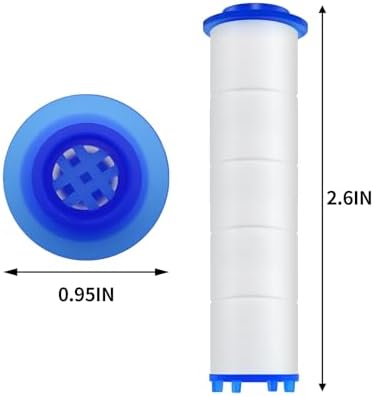 20 Pack Shower Filter Shower Head Filter PP Cotton Filter Handheld, Filter Replacement Filter Tool Suitable for Various Specifications of Shower Heads (2.6 inches) - Image 2