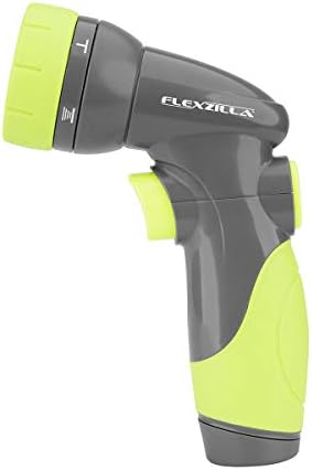 Flexzilla 6-Pattern Adjustable Garden Hose Nozzle Sprayer with Easy to Use on/off toggle & Durable Design by Flexzilla