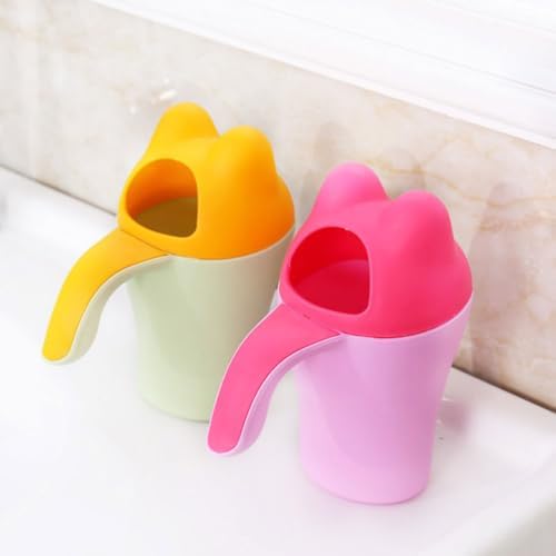 2Pcs Baby Bath Shampoo Rinser Cup, Boy Girl Hair Wash Rinse Tool - Image 7