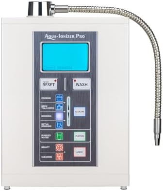 Aqua Ionizer Deluxe 7.0 | Water Ionizer | Alkaline Water Filtration System | Produces pH 4.5-11.0 | Up to -800mV ORP | 4000 Liters Per Filter | 7 Water Settings by Aqua-IonizerPro