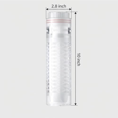 3-Pack of 10in 0.01-Micron PVDF Ultrafiltration Membrane Filter Cartridges,Filter Cartridge Replacement Pack,Suitable Residential and Light Commercial Water Use - Image 2