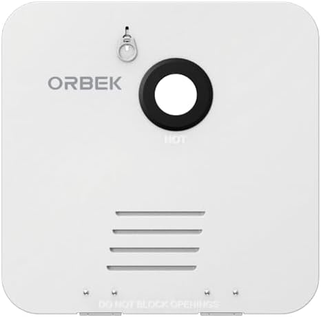 ORBEK 15 x 15 in RV Water Heater Door & Flange, White by ORBEKTanklessWaterHeater