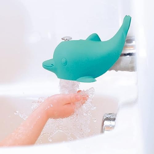 Nuby Bathtub Safety Spout Guard for Babies, Dolphin Shape by NubyUSA