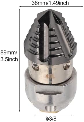 Rotary Nozzle 1/4" QC Pipe Machine Cleaner - Image 2