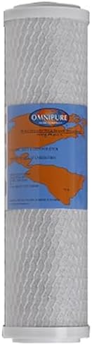 IPW Industries Inc. – Omnipure OMB934-MAX5 Carbon Block Water Filter Cartridge – 5 Micron - Reduces Chlorine, Odor and Taste - 9.75" x 2.75" (1-PACK) by Isopure_WaterIPWINDUSTRIES