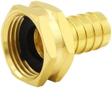 Hooshing 2PCS Garden Hose Swivel Adapter 3/4" Barb x 3/4" GHT Female Thread - Image 5