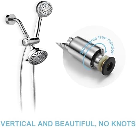 OFFO Shower Hose, Bidet Sprayer Stainless Steel Chrome 60 Inch - Image 3