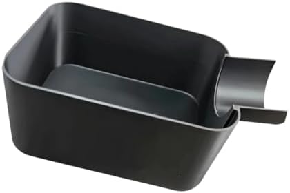 Washing Machine Filter Drain Tray, Washer Drain Tray, Water Guide Basin for LG Washing Machine Drain Filter Runoff Collects Excess Water ABS Material 19x8x8cm Black White 1Piece by Unknown