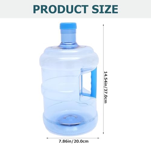 Milisten 2 Gallon Water Bucket: 7.5 Liters Plastic Portable Water Jug with Screw Cap and Handle, Large Capacity Pitcher Container Bottle for Home Outdoor Activities and Camping Supplies - Image 5