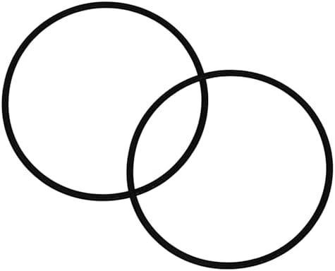 2 Pack 151120 OR-34 Water Filter Rubber O-Ring,Replacement Sealing Gasket by biteyued