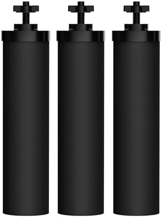 Waterdrop Black Water Filter, Replacement for Berkey® BB9-2®, 3 Pack by Waterdrop
